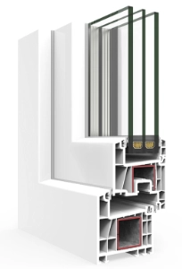 Cortizo C70 PVC – Sliding System with Double Glazing Cortizo C70 PVC sliding profile with double glazing and thermal insulation