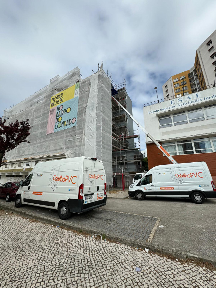 Lisbon – Replacement of Window Frames in 3 Buildings in Bairro do Condado, ChelasLisboa – Substituição de Caixilharia em 3 Edifícios no Bairro do Condado, ChelasLisboa – Substituição de Caixilharia em 3 Edifícios no Bairro do Condado, Chelas
