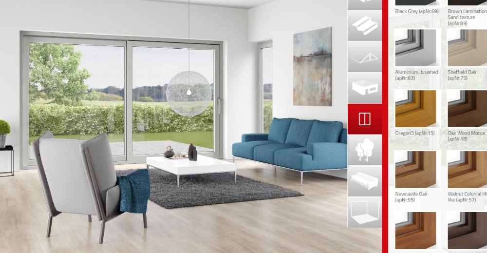 guia de cores e acabamentos pvc