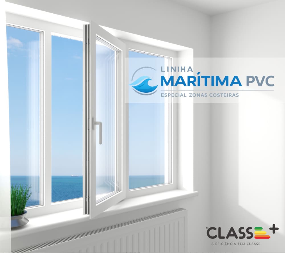 Linha Marítima PVC — Janelas para Casas na Praia