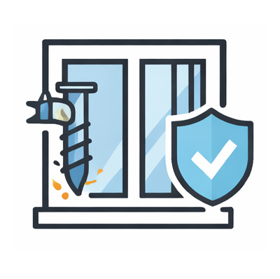 Ferragens com tratamento anticorrosão em janelas PVC para casas na praia e ambientes marítimos