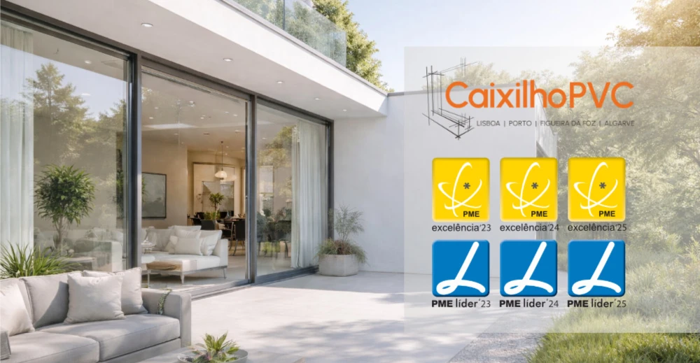 Caixilho PVC PME Líder e PME Excelência