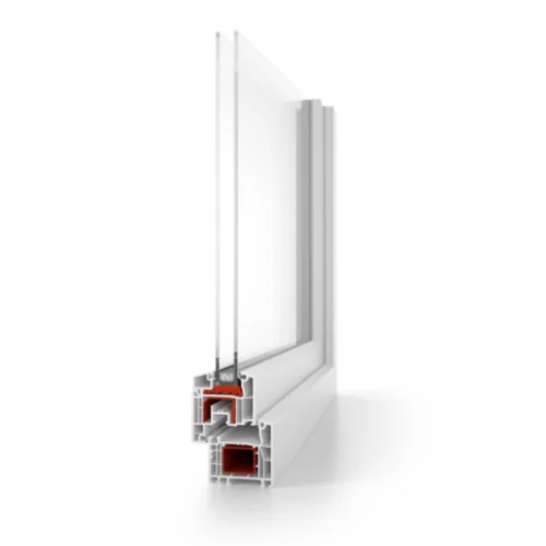 Perfil Aluplast Ideal 4000 em PVC para janelas e portas com isolamento térmico