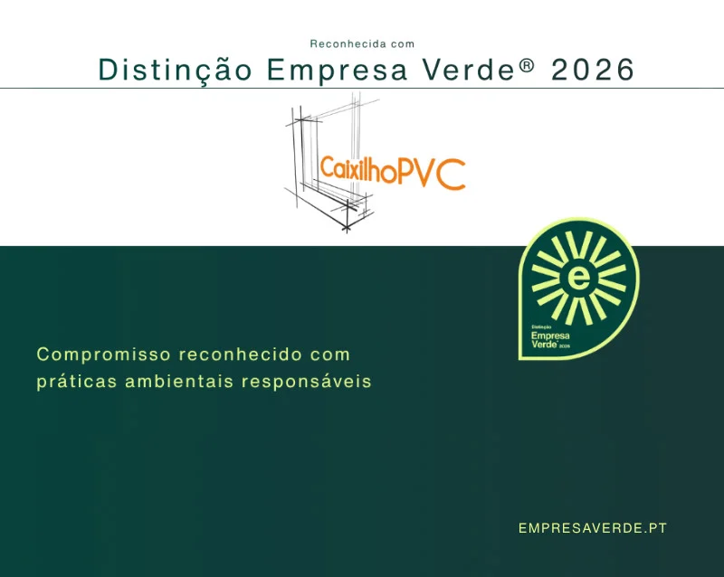 Caixilho PVC: PME Líder e PME Excelência 2023, 2024 e 2025