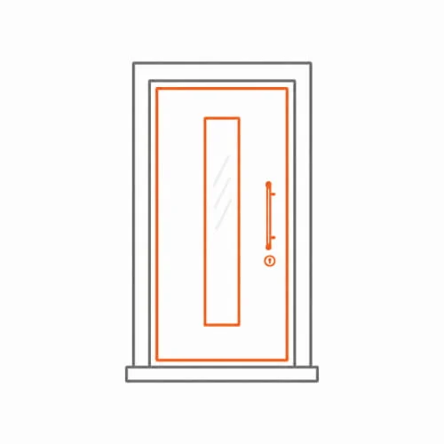 External uPVC Doors